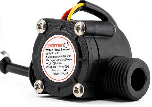 DIGITEN Flow Meter Controller with Dual 0.5in G‑Connector, Real‑Time-3
