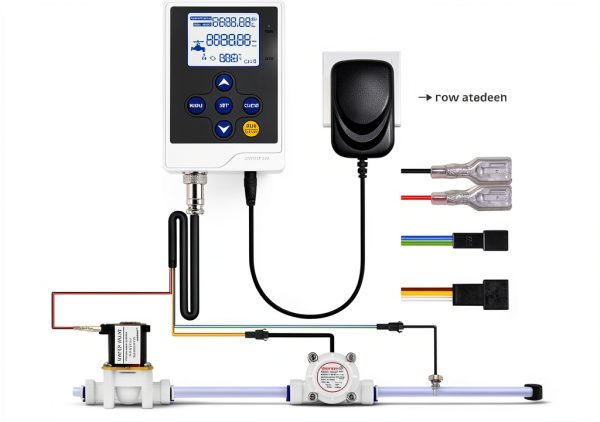 DIGITEN Flow Meter Controller with Dual 0.5in G‑Connector, Real‑Time-6