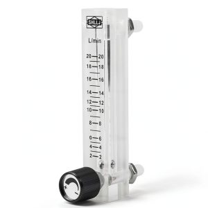 Walfront Acrylic Gas Flowmeter 0.6MPa Regulator with 8mm Barbs-0