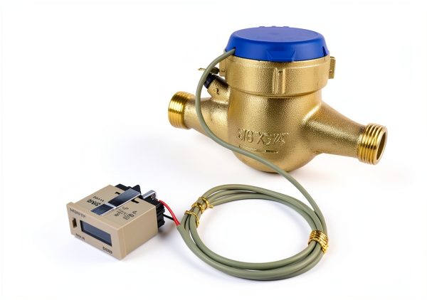 DAE MJ Horizontal Inline Flowmeter 0.75 Inch Hot Gallon Dial Up-5