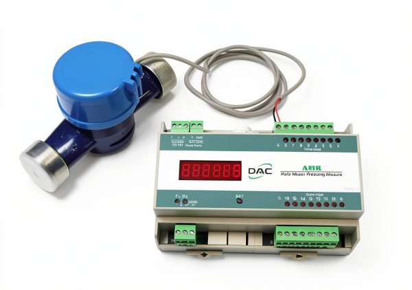 DAE MJ Horizontal Inline Flowmeter 0.75 Inch Hot Gallon Dial Up-4