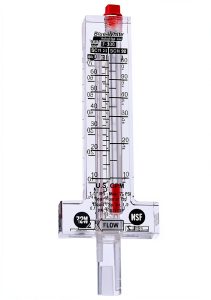 Blue-White Flowmeter F-30150P Compact 3x3x11in Industrial Flow Sensor-0