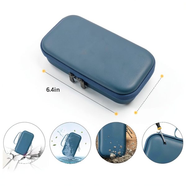 Elonbo Portable Nebulizer Carrying Case L85L PU Leather EVA Travel Bag-2