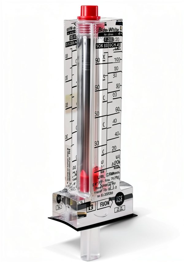 Blue White Flowmeter F30200P 2 inch 20-120 GPM Industrial-0