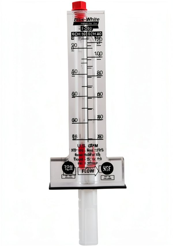 Blue White Flowmeter F30200P 2 inch 20-120 GPM Industrial-1